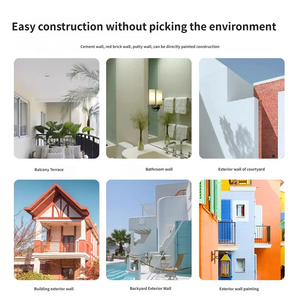 Pintura de Látex Acrílica para Paredes Interiores y Exteriores, Revestimiento de Cemento, Lavable, Resistente al Agua, con Textura - Product Image 3