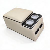 Boîte d'accoudoir arrière, boîte de rangement pour voiture, console centrale de siège arrière de voiture avec design universel, vente en gros et personnalisable