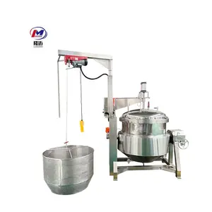 High Quality Commercial 300 Liter Industrial Pressure Cooker Large Meat Pressure Cooking Pot