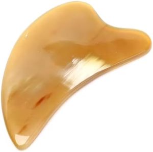 Planche de massage Gua Sha personnalisée en corne de bœuf naturelle pour soulager les nœuds musculaires, outil de raclage corporel et facial, pierre de drainage lymphatique - Product Image 4