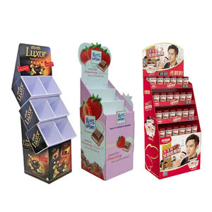 Kustom promosi makanan ringan templat karton Display Pop up kardus Display berdiri - Product Image 2