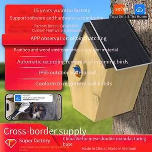 Bronfabriek Visuele Vogelbroedhuis Buiten Vogelnest AI Slimme HD Camera Grensoverschrijdend - Product Image 6