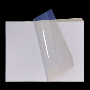 กระดาษพีวีซีใสแบบมีกาวในตัว ขนาด A4 8C สำหรับพิมพ์ด้วยเลเซอร์และอิงค์เจ็ท กระดาษสติกเกอร์สีขาวมันเงาขนาด A6 สำหรับพิมพ์ - Product Image 4