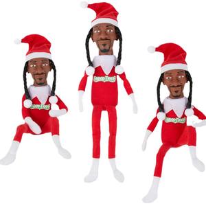 Muñeco de Peluche de Snoop Dogg, Snoop Stoop, 12 cm, con Camiseta de Duende Navideño, Gafas de Sol y Decoración Adicional para Árbol de Navidad, 2025 - Product Image 5