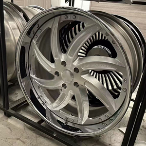 Rines Cromados SJ Deep Dish de 18-24 Pulgadas, Rines de Aleación Personalizados 5x115 5x127 PCD para Chevy Impala, Ford Crown Victoria, <span class=keywords><strong>Cadillac</strong></span> <span class=keywords><strong>DeVille</strong></span> - Product Image 2