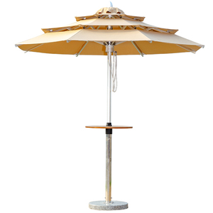 Chapeau de parapluie extérieur pliable de parasol de restaurant de <span class=keywords><strong>patio</strong></span> de partie de vente chaude spéciale - Product Image 6