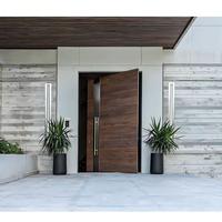 XIYATECH Porte d'entrée pivotante de luxe sur mesure, nouveau design, sécurisée, grande, moderne, étanche, isolation thermique en mousse