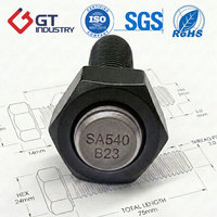 b18.31.2 6-1/2 7-3/8 8-1/2 Black Oxide A193 B16 Stud Bolt Carbon Steel Metric B16 Thread Rod for Oil&Gas Refinery
