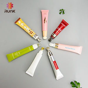 Özel Logo plastik yumuşak tüp ambalaj 5-30ml kozmetik tüp dudak parlatıcı kutusu göz kremi tüpü aplikatör allık yumuşak fırça ile - Product Image 6