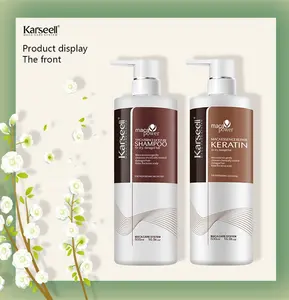 Karseell-Tratamiento de queratina brasileña, kit de crema alisadora para cabello dañado con etiqueta privada - Product Image 1