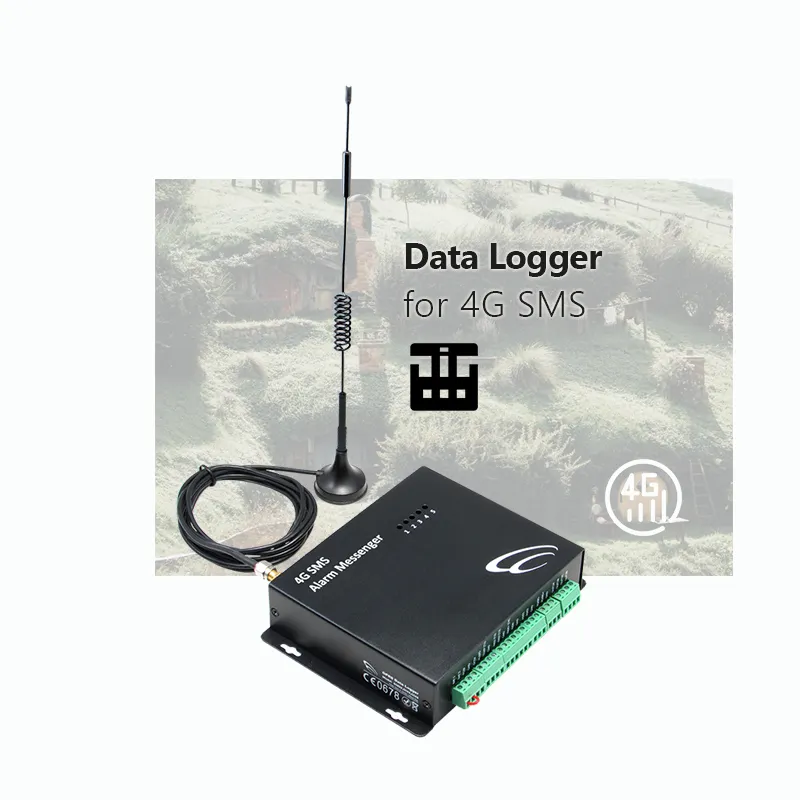 Modbus 4G SMS enregistreur de données gsm récepteur d'alarme pour logiciel de surveillance centrale