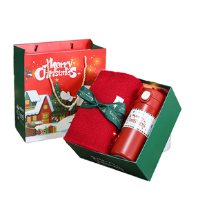 Ornement traditionnel Design noël tasse en céramique ensemble classique père noël tasse à café écharpe gants pour la maison cadeau <span class=keywords><strong>de</strong></span> fête - Product Image 4