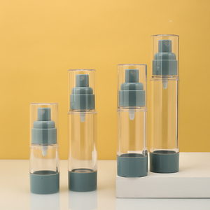 Marca Heypack, venta al por mayor, productos de embalaje cosméticos personalizados de alta calidad, suministro de fábrica, botella de bomba de vacío azul de 30ml y 50ml - Product Image 2