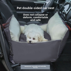 Cama de Lujo para Perros y Gatos, Impermeable, de Doble Cara, para Asiento de Coche, Tapete para Mascotas, Extraíble, Lavable, 100% Algodón, Embalaje en Cartón, para Viajes - Product Image 3