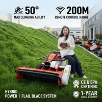 Promotion : Robot Tondeuse Télécommandé Sans Fil à Essence/Diesel CE EPA pour Jardin et Agriculture Tout-Terrain