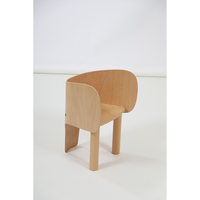 Chaise en bois en forme d'éléphant Montessori, facile à nettoyer, robuste, pour la salle de jeux des tout-petits