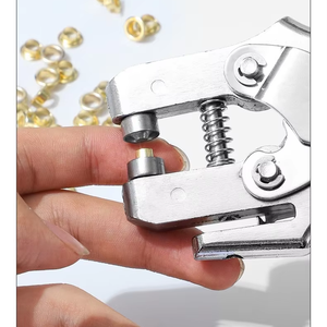 Alicates perforadores de ojales para tarjetas y zapatos, de alta resistencia, 2 en 1, para uso doméstico, de fábrica, para ropa, cuero y cinturones, herramientas de corte - Product Image 5