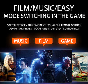 Barre de son portable BS65 40W compatible Bluetooth, haut-parleurs sans fil, système audio <span class=keywords><strong>home</strong></span> cinéma RCA AUX pour TV et PC - Product Image 5