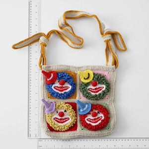 Wholesale EFANBEANIE Hand-woven <b>Wool</b>/Silk Cute Flower Ruffle Cartoon Bags 350grams China for Holidays - Product Image 5