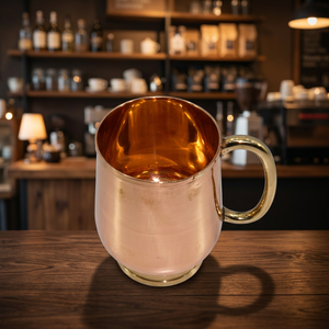 Chope à bière en cuivre massif - Product Image 1