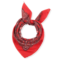 Fournisseur chinois de Tudung Vente en gros d'usine Bandanas grande taille Écharpe en coton imprimé Paisley de haute qualité