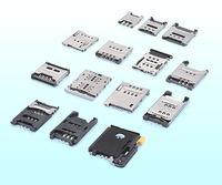 Connecteur de carte Micro SIM de type charnière MUP Top Sale, connecteurs électroniques femelles 8 broches pour traceur GPS
