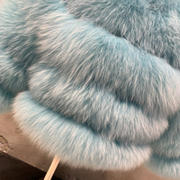 Veste en fourrure épaisse et moelleuse pour enfants, vêtements d'extérieur chauds en fourrure pour l'hiver, veste en fourrure de renard de luxe pour garçons et filles