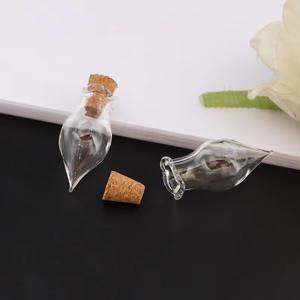 DIY <b>Mini</b> 1ml 2ml Flat Bottom Glass Drifting Wishing <b>Perfume</b> Bottle - Product Image 2