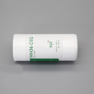 Vietnam factory 13gallon Black Trash HDPE LDPE Biodegradable Roll Manufacturers Black <b>Plastic</b> Garbage Bags For <b>kitchen</b> - Product Image 2