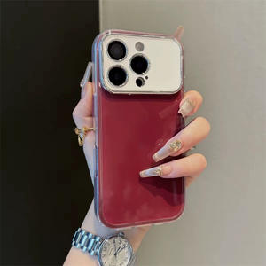 Coque de téléphone antichoc intégrale en gelée scintillante, avec découpe précise pour l'objectif, pour iPhone 17 Pro, design élégant - Product Image 1