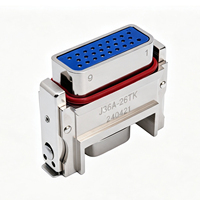 Connecteur rectangulaire à verrouillage rapide 26 broches, prise femelle, connecteur électrique haute fiabilité pour systèmes électroniques embarqués