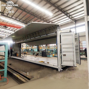 Huilongfeng Winged Container Steel <b>Storage</b> <b>Unit</b> For Logistics And Temporary Stores Customizable Loading Capacity - Product Image 1