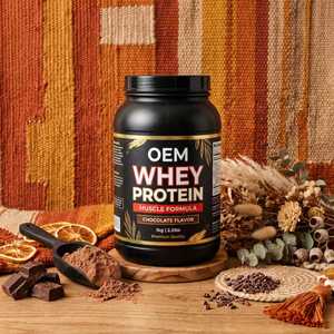 OEM Großhandel Erwachsenen Natürliche Kräuter-Nahrungsergänzungsmittel Molkenprotein-Konzentrat Isolat-Pulver Glutamin-Komplex Fitness Muskelaufbau - Product Image 1