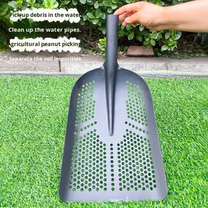 Pala de jardín hueca engrosada perforada de grado Industrial transfronterizo agarre antideslizante para maíz cacahuetes arena suelo carbón tamizado - Product Image 2
