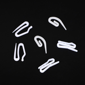 Crochets en S en plastique, crochets pointus, crochets Nano S, accessoires pour rail de <span class=keywords><strong>rideau</strong></span>, crochets de <span class=keywords><strong>rideau</strong></span> minimalistes modernes - Product Image 3