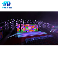 Écran LED de toit de voiture haut de gamme avec écran LED rond double face 9x12 Écran publicitaire extérieur étanche