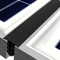 Bande d'étanchéité en caoutchouc EPDM en forme de T pour panneaux solaires, directement de l'usine, excellente résistance aux intempéries