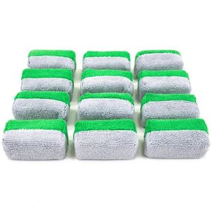 Microfiber Applicator Sponge Car Wash Pads with <b>Plastic</b> Barrier High Absorption Square Design for Deep Cleaning - Product Image 1