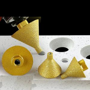 Agujero de apertura de soldadura de diamante <span class=keywords><strong>PEX</strong></span> M10 de 50mm Agujeros de expansión en brocas de chaflán de azulejo de cerámica de mármol - Product Image 4