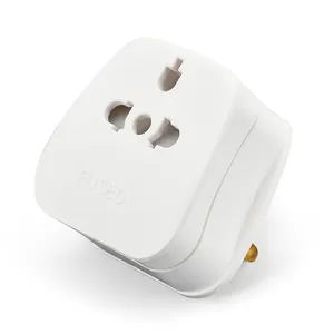 Plug multi plug 13Amp multi plug adaptador de 3 pinos para o mundo turístico da UE para o Reino Unido