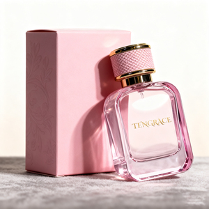 Flacone di profumo artistico da 30 <span class=keywords><strong>ml</strong></span> 50 <span class=keywords><strong>ml</strong></span> contenitore in vetro trasparente da <span class=keywords><strong>100</strong></span> <span class=keywords><strong>ml</strong></span> con pompa a tappo flaconi Spray per collo a crimpare scatola regalo disponibile - Product Image 2