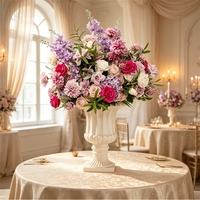 Boule de fleurs artificielles en soie de haute qualité, personnalisable, pour centre de table de mariage et événements – Meilleure vente