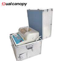 Testeur d'huile de transformateur portable léger de quatre-vingts kilovolts Bdv pour les tests électriques sur site