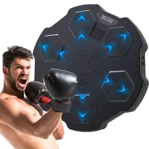 Máquina de boxe inteligente Bt Music para jogos de boxe montados na parede, alvo de boxe inteligente