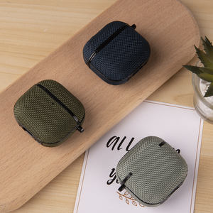 Housse de casque en nylon <span class=keywords><strong>pour</strong></span> <span class=keywords><strong>Air</strong></span> Pods 4 4ème génération <span class=keywords><strong>coque</strong></span> d'écouteurs étanche Funda <span class=keywords><strong>pour</strong></span> Apple Airpods 4 avec crochet - Product Image 1