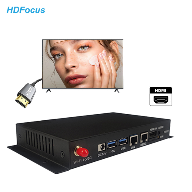Android USB APP Control and Cloud Management Media Player Box with CMS Software for Advertising Player Digital Signage 4k