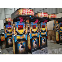 Machine de jeu d'arcade de boxe pour centre de jeux intérieur, à monnayeur, en métal, acrylique et plastique, 180W