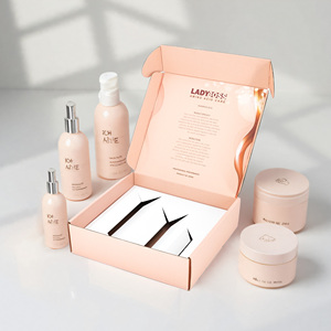 Caja de regalo reciclable <span class=keywords><strong>para</strong></span> el cuidado del cabello, caja de regalo rígida de lujo con embalaje de champú impreso personalizado <span class=keywords><strong>para</strong></span> marcas de salón con inserto - Product Image 1