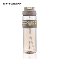 Yiben Outdoor 820ml Tasse portable anti-fuite Bouteille d'eau en plastique avec poignée