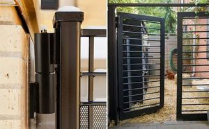 Cerniere per cancello resistente per cancelli in metallo retrattile carraia-5 "cardini canna da 2-Pack capacità 450lb cerniere saldabili - Product Image 5